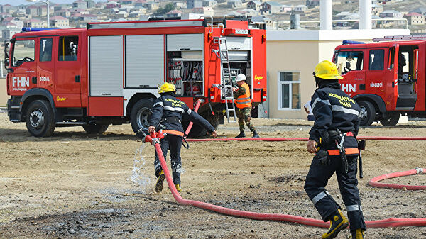 В Азербайджане загорелся газопровод