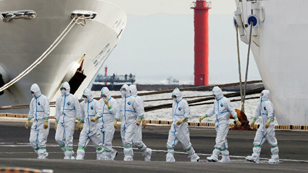 На лайнере в Японии выявили еще три случая заражения коронавирусом