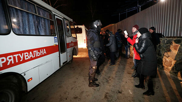 Суд на Украине арестовал четырех участников протестов под Полтавой