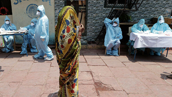 Число зараженных коронавирусом в Индии превысило 820 тысяч